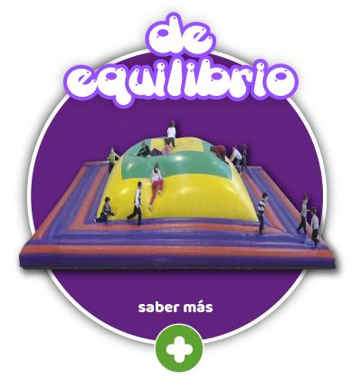 Hinchables y atracciones de equilíbrio