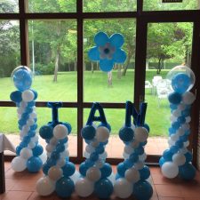 Decoración con globos-bautizo3