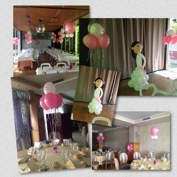 decoración con globos