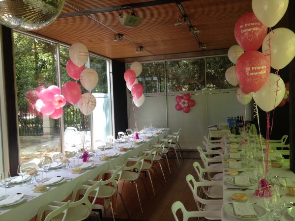 decoración con globos