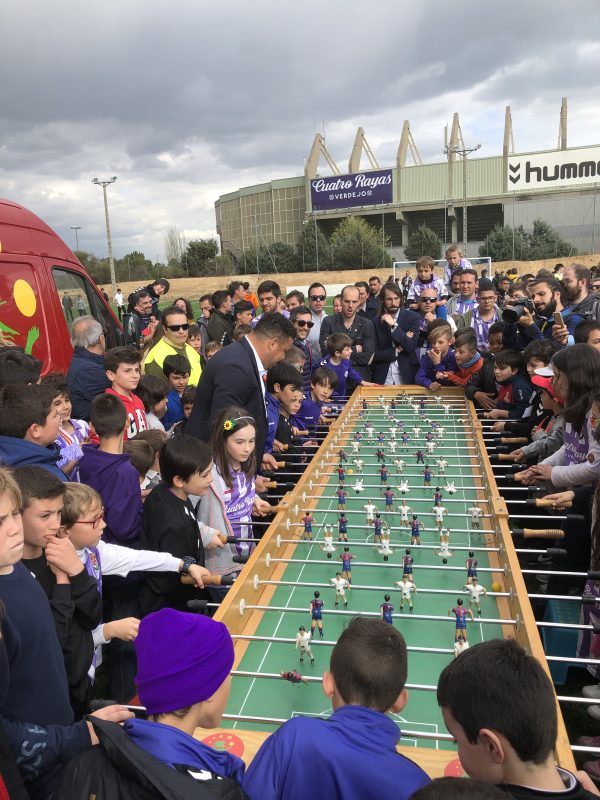 futbolín gigante