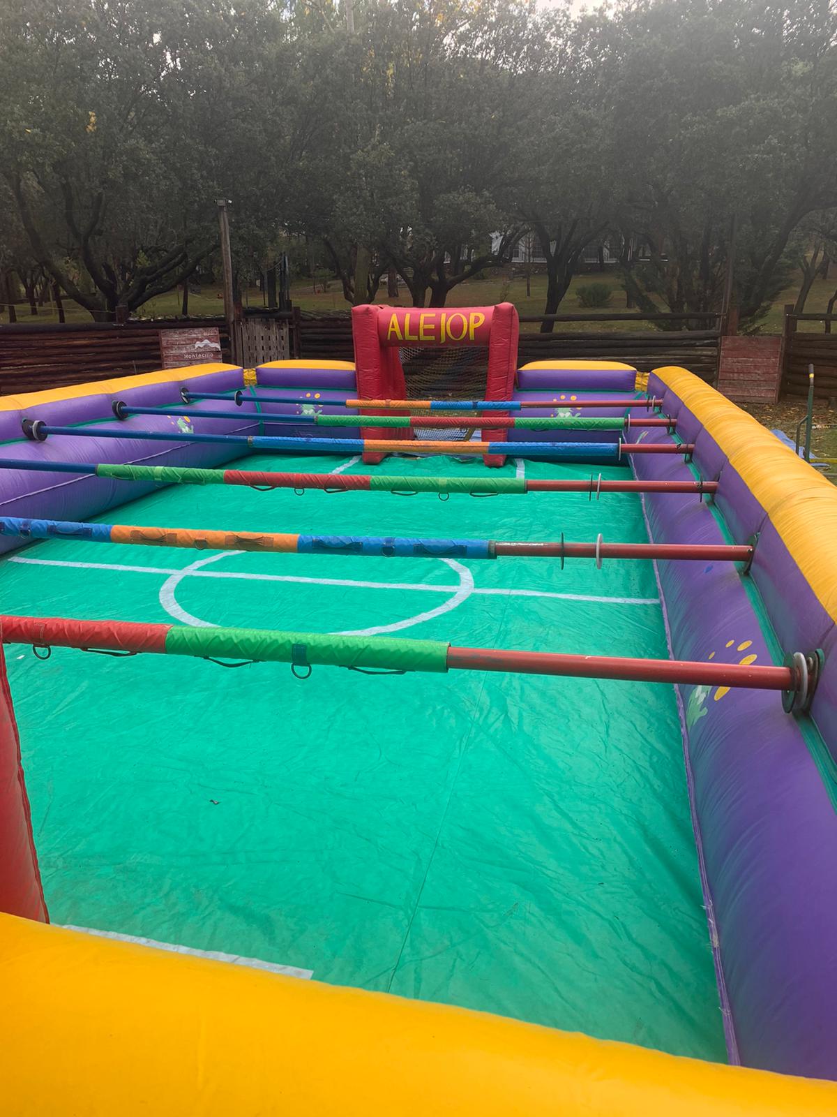 Hinchable Futbolín Humano Multideportes