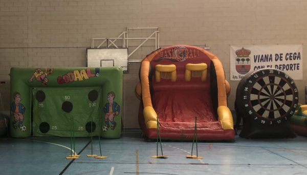 hinchable triple juego