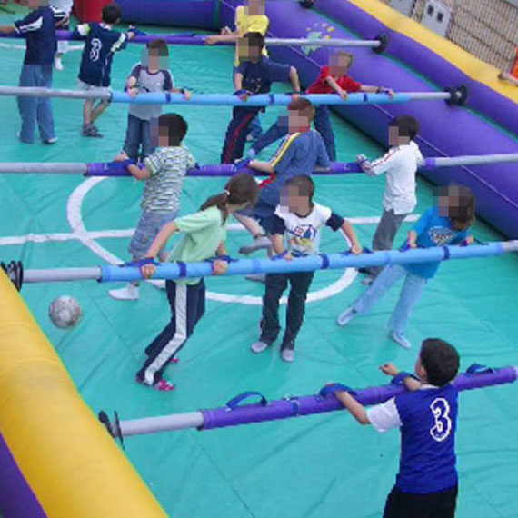 futbolín humano en Valladolid